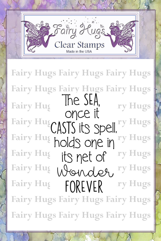 Fairy Hugs Stamps - Sea Quote - Fairy Hugs