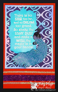 Fairy Hugs Stamps - Peacock