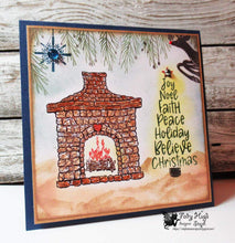 Load image into Gallery viewer, Fairy Hugs Stamps - Stone Fireplace
