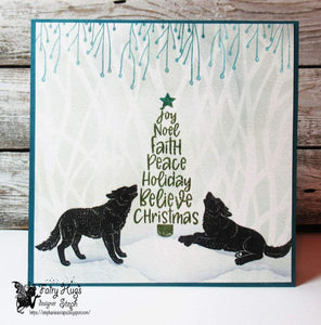Fairy Hugs Stamps - Wolves