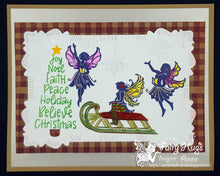 Load image into Gallery viewer, Fairy Hugs Stamps - Wooden Sled
