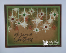 Load image into Gallery viewer, Fairy Hugs Stamps - Hanging Snowflakes
