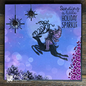 Fairy Hugs - Fairy-Scapes - 6" x 6" - Dreamy Sky