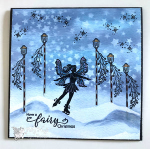 Fairy Hugs - Fairy-Scapes - 6" x 6" - Galaxy