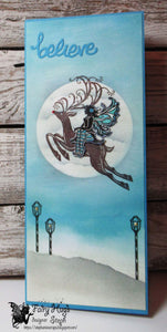 Fairy Hugs Stamps - Leaping Reindeer