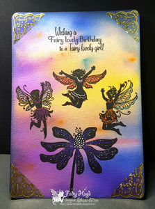 Fairy Hugs Stamps - Fairy Flower