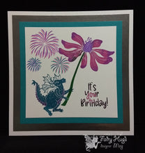 Load image into Gallery viewer, Fairy Hugs Stamps - Fairy Flower
