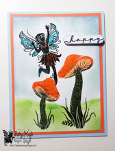 Load image into Gallery viewer, Fairy Hugs Stamps - Ink Cap Mushrooms
