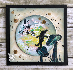 Fairy Hugs Stamps - Ink Cap Mushrooms