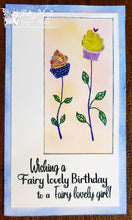 Load image into Gallery viewer, Fairy Hugs Stamps - Cupcake Flowers
