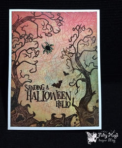 Fairy Hugs Stamps - Slanted Tree