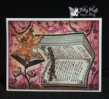 Load image into Gallery viewer, Fairy Hugs Stamps - Book Flowers
