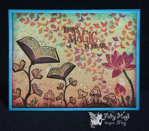 Fairy Hugs Stamps - Book Flowers