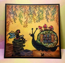 Load image into Gallery viewer, Fairy Hugs Stamps - Snail Library
