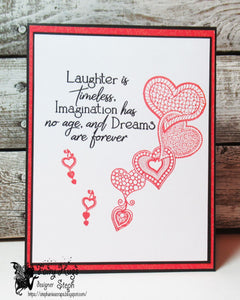 Fairy Hugs Stamps - Entangled Hearts
