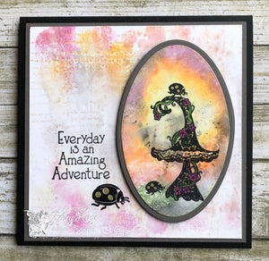 Fairy Hugs Stamps - Funky Shroom 3