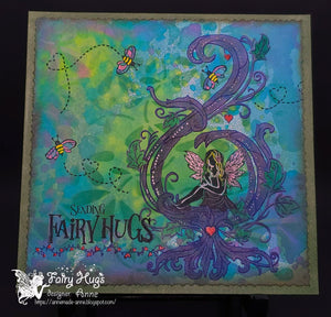 Fairy Hugs Stamps - Foliage Swirl