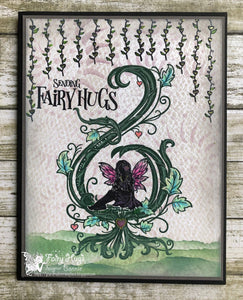 Fairy Hugs Stamps - Foliage Swirl