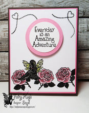 Load image into Gallery viewer, Fairy Hugs Stamps - Sewn Hearts
