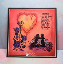 Load image into Gallery viewer, Fairy Hugs Stamps - Vine Heart Frame
