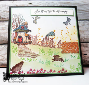 Fairy Hugs Stamps - Mini Stone Wall