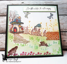 Load image into Gallery viewer, Fairy Hugs Stamps - Tiny Mushrooms
