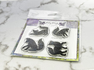Fairy Hugs Stamps - Mini Foxes