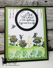 Load image into Gallery viewer, Fairy Hugs Stamps - Teacup Flowers
