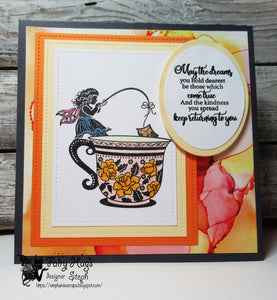 Fairy Hugs Stamps - Fairy Teacup