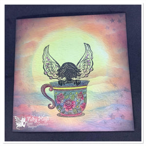 Fairy Hugs Stamps - Fairy Teacup