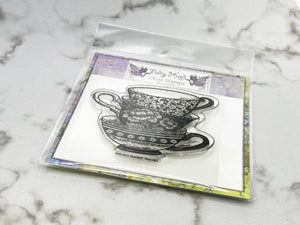 Fairy Hugs Stamps - Stacked Teacups