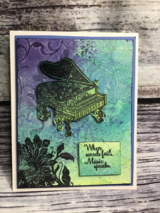 Fairy Hugs Stamps - Fairy Piano