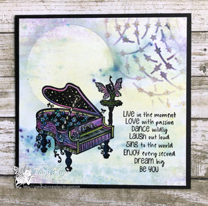 Fairy Hugs Stamps - Fairy Piano