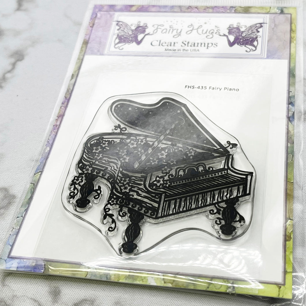 Fairy Hugs Stamps - Fairy Piano