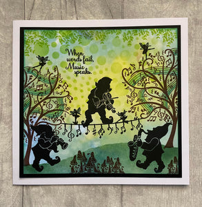 Fairy Hugs Stamps - Music Tree