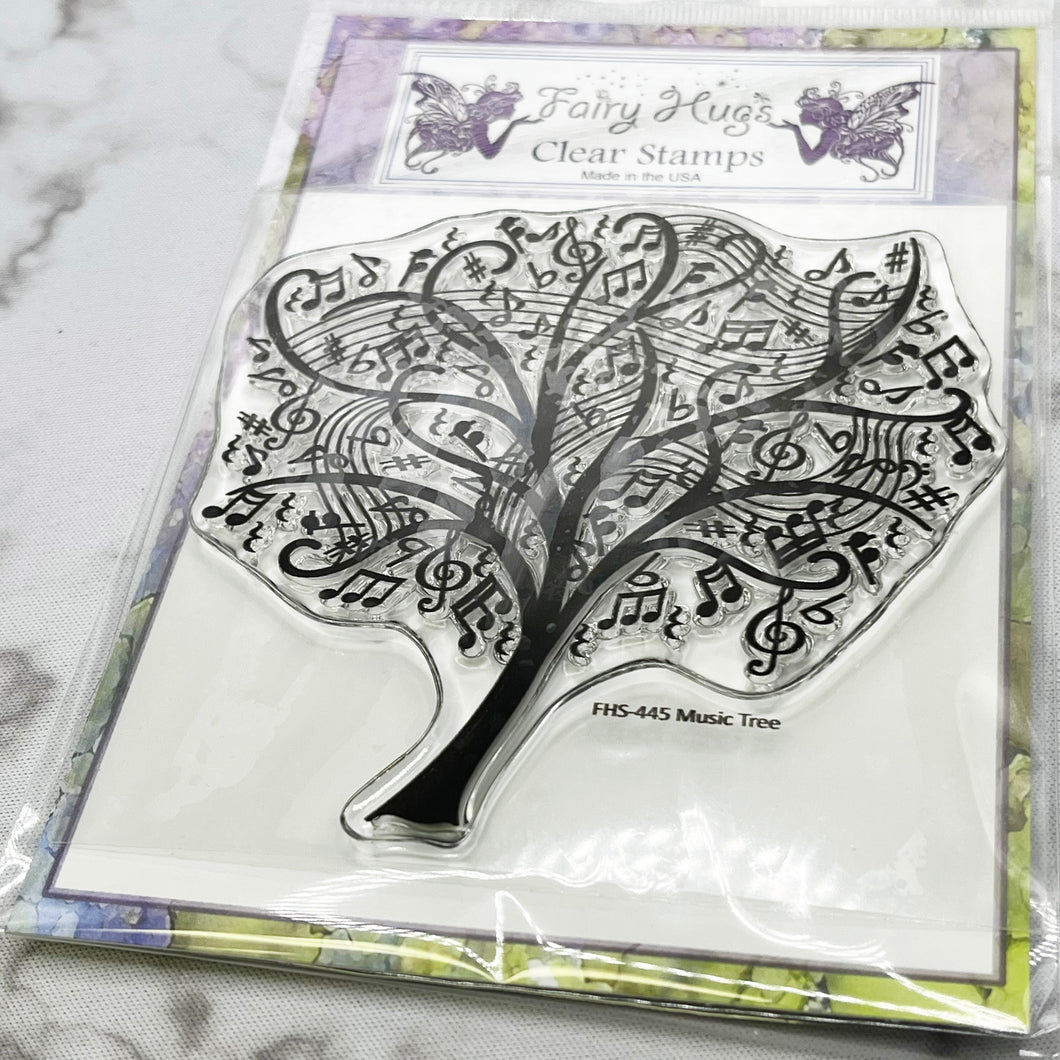 Fairy Hugs Stamps - Music Tree