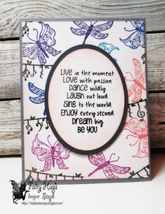 Fairy Hugs Stamps - Musical Flutters
