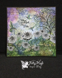 Fairy Hugs Stamps - Hummingbirds