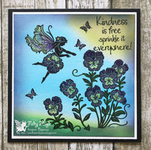 Load image into Gallery viewer, Fairy Hugs Stamps - Valerie&#39;s Pansy
