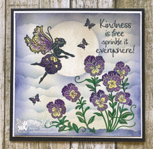 Load image into Gallery viewer, Fairy Hugs Stamps - Valerie&#39;s Pansy
