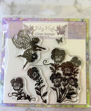 Load image into Gallery viewer, Fairy Hugs Stamps - Valerie&#39;s Pansy

