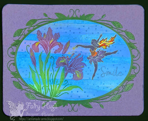 Fairy Hugs Stamps - Carol's Iris