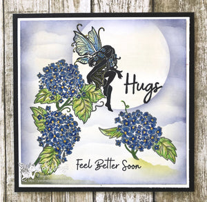 Fairy Hugs Stamps - Nikko's Hydrangea