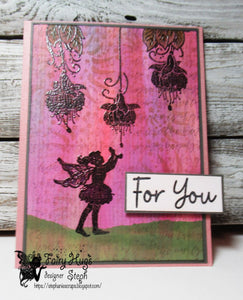 Fairy Hugs Stamps - Dawn's Fuchsia