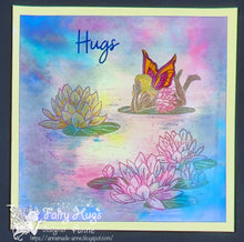 Load image into Gallery viewer, Fairy Hugs Stamps - Gianna&#39;s Water Lily
