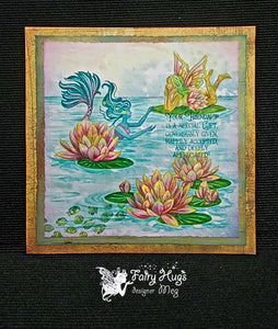 Fairy Hugs Stamps - Gianna's Water Lily
