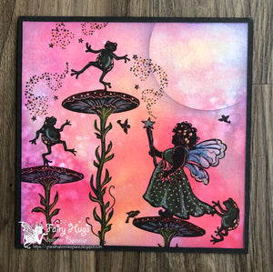 Fairy Hugs Stamps - Dancing Frogs