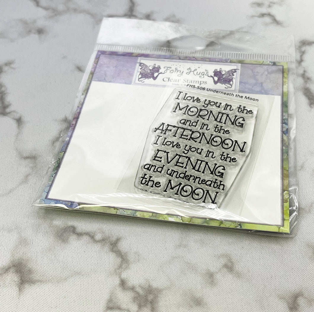 Fairy Hugs Stamps - Underneath The Moon