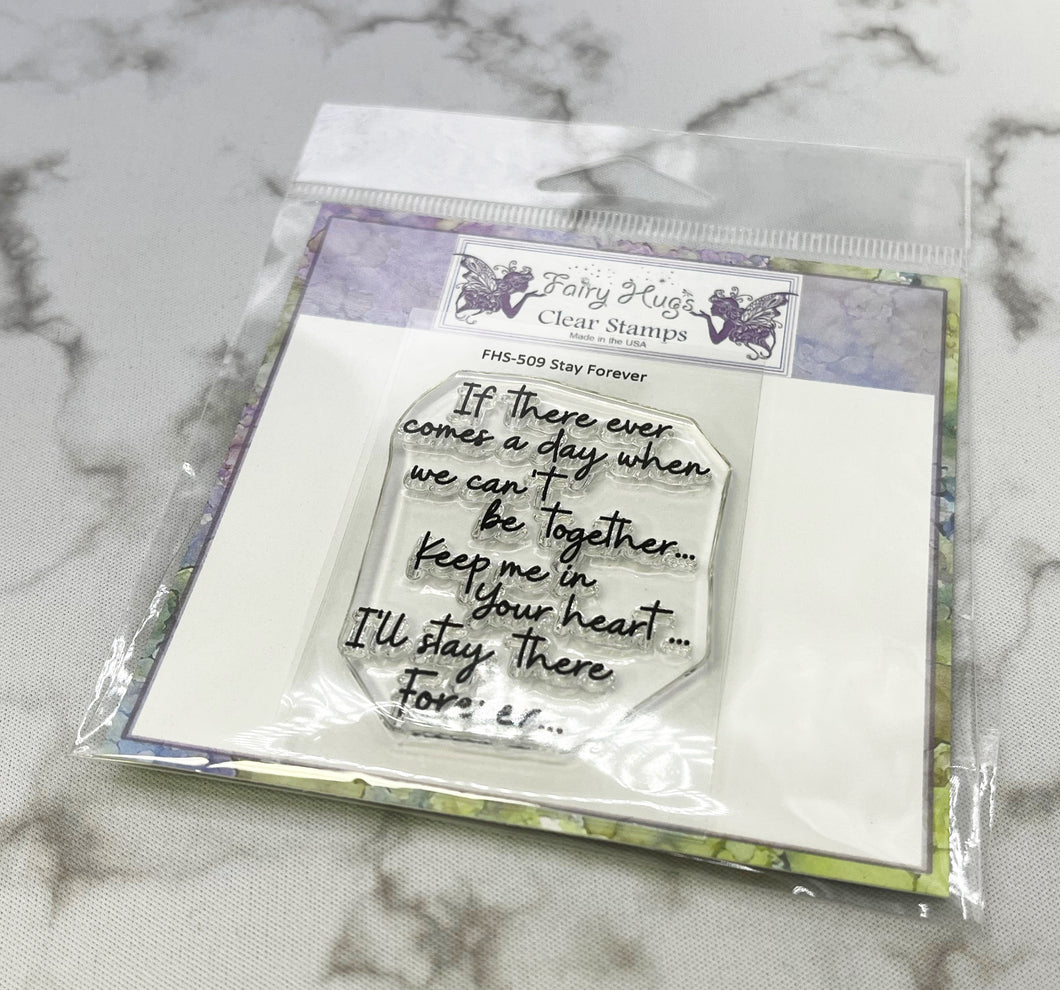 Fairy Hugs Stamps - Stay Forever