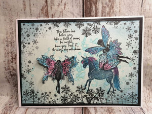 Fairy Hugs Stamps - Field Of Snow